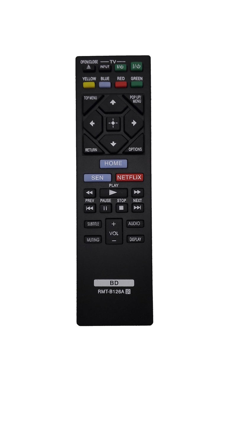 econtrolly Replace RMT-B126A Remote Control for Sony Blu-Ray DVD Player BDP-S3200 BDP-S5200 BDP-S5200/D - Image 1